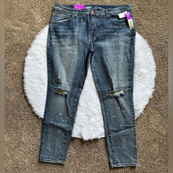 Mossimo Jeans Skinny Mid Rise New Womens Size 18 - Picture 1 of 9